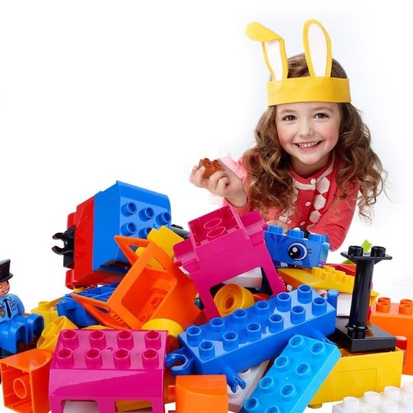 Kaupunki sarja iso koko eri juna  figuurit rakennus palikat sarjat yhteensopiva Duploe Bricks Kids Lelu