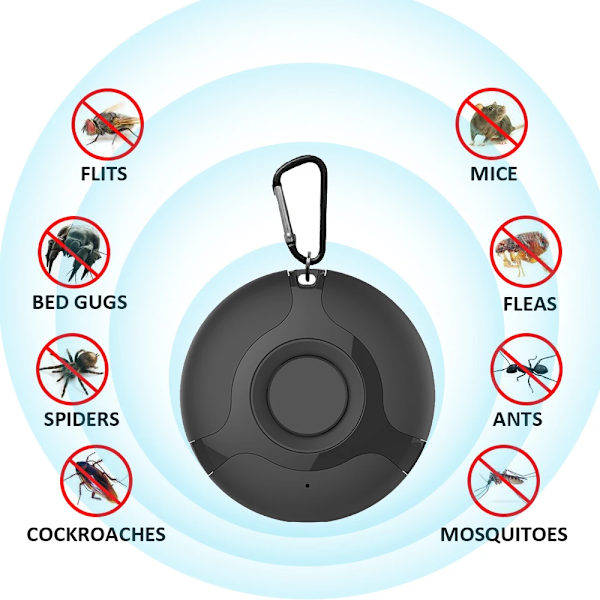 Ultraljud Elektronisk Mört Kontroll USB Mördare Pest Bug Insekt Spindel Fly Råtta Mus
