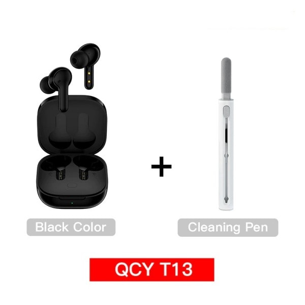 T13 Bluetooth Hovedtelefoner V5.1 Trådløs TWS Øretelefoner Touch Control Earbuds 4 mikrofoner