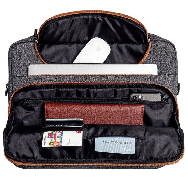 Mutil-brug Laptop Sleeve Med Håndtag Til  Notebook Computer Taske