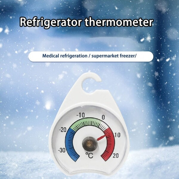 Hållbar Frys Övervakning Termometer med krok indikator Hängande temperatur