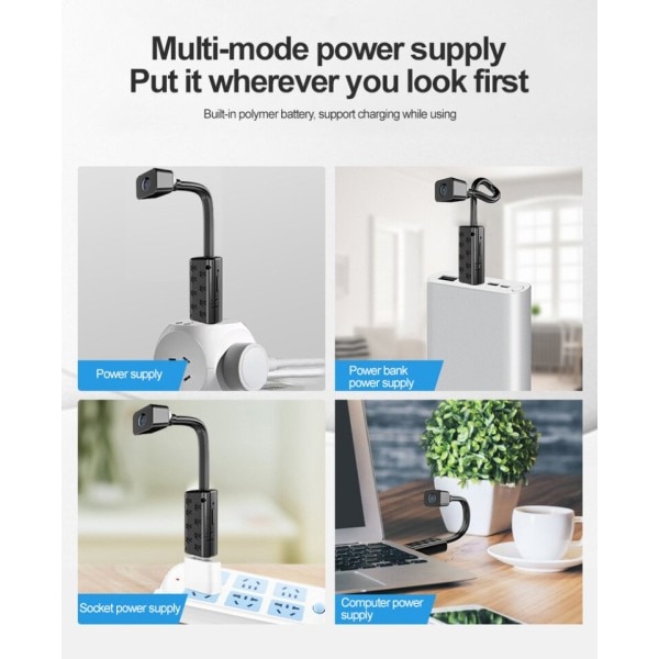 Mini Kamera HD 4K Wifi IP Mikro Videokamera Bærbart Trådløst Modul Video Opptak Støtte Fjernkontroll Vis P2P Kamera