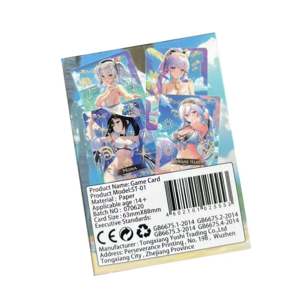 55 kort gudinde historie kort holografisk gyldne brev alle skinnende anime sexet badetøj pige samling kort