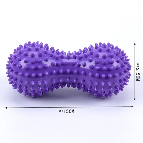 Fot Massage Roller Jordnöt Spiky Ball Myofascial Balls Massager För Plantar Faciitis Mobility Nacke Rygg Fot Massage