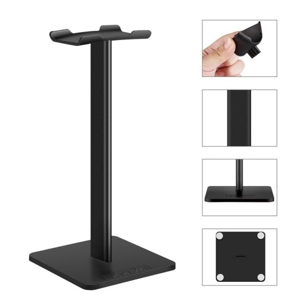 Hodetelefon stativ aluminium hodesett stativ avtakbar elektronisk hodetelefon stativ hodetelefon skjerm stativ