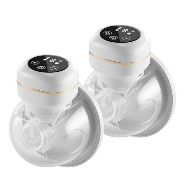 Bærbar bryst pumpe elektrisk bryst pumpe håndfri lav støj mælk udtrækker med 26mm silikone flange