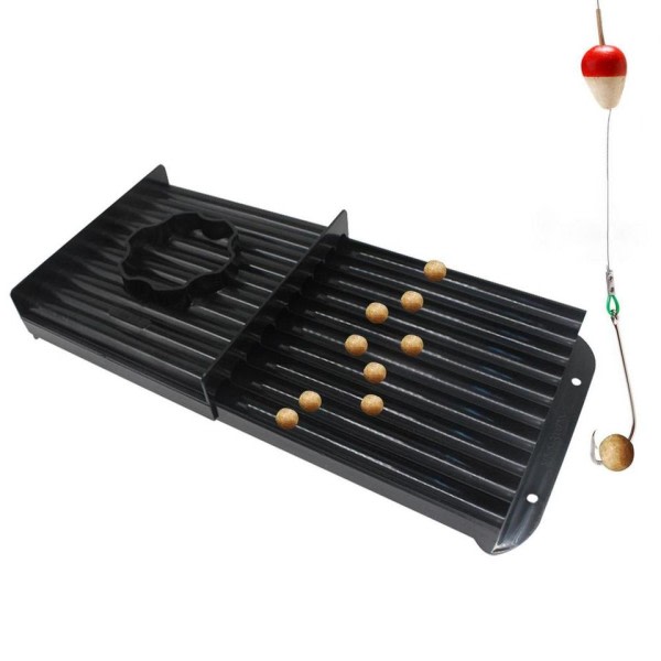 Boilie Roller European Style Bait Roller Sort PP Materiale Fiskeri Værktøj