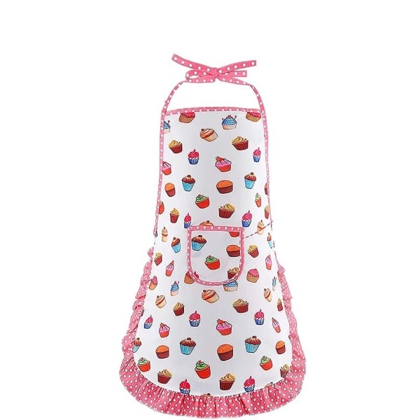 Matlaging forkle hansker lue sett rosa påske halloween barn kokk kjøkken bakeverktøy