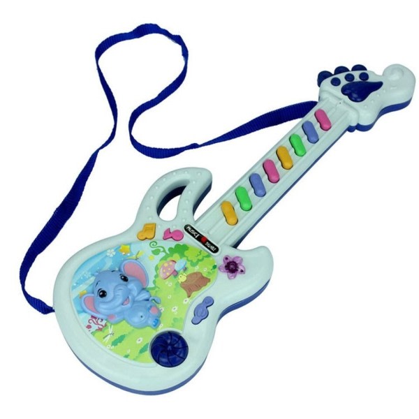 Elektrisk gitarr leksak musikal lek barn pojke flicka småbarn lärande utveckling elektron leksak