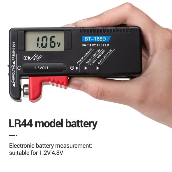 Batteri kapasitet indikator 18650 litium batteri nivåtester spenning måler volt monitor detektor oppbevaring boks