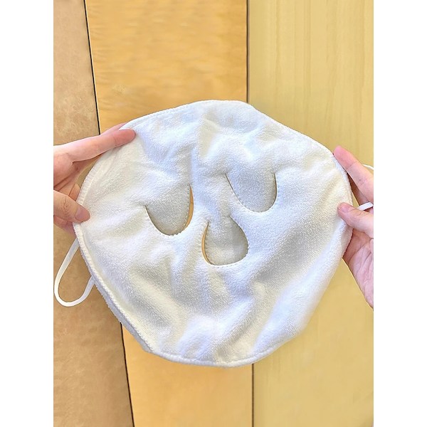 Kuuma pakkaus pyyhe riippuva korva pehmeä ihoystävällinen höyry lämmitys kylmä kuuma pakkaus kasvo pyyhe märkä pakkaus kastelu kasvo pyyhe