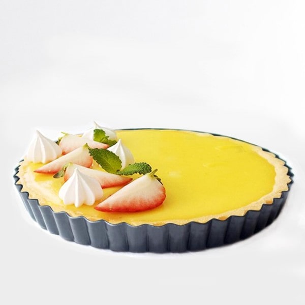 Rafflad paj Tårta Panna Mögel Bakning Lagtagbar botten Nonstick Quiche Verktyg
