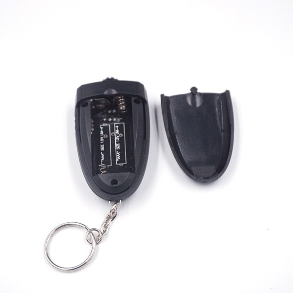 Mini Professionell Digital Breathalyzer Key Chain Alkohol Tester Alkohol Breath Analysera Tester med ficklampa