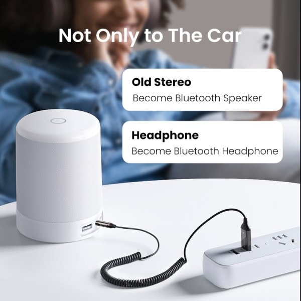 Bluetooth Aux sovitin langaton auto Bluetooth vastaanotin USB 3,5mm liitäntä ääni musiikki mikrofoni handsfree sovitin