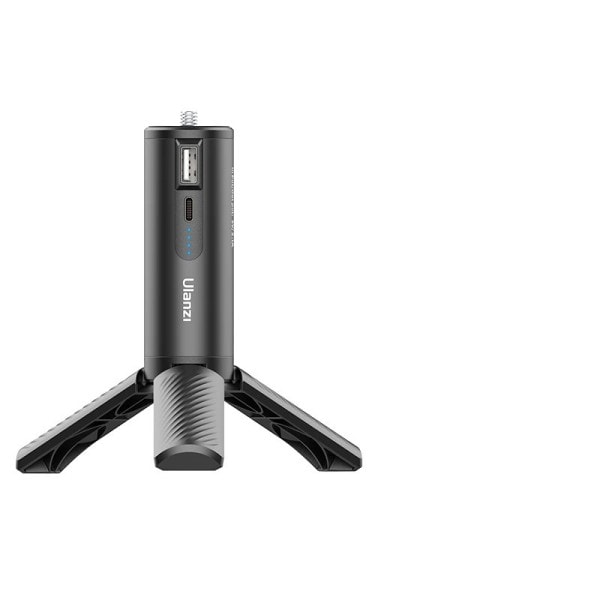 BG-4 Mini Stativ Med5000mAhPower Bank Hand Grip Monopod Bärbart stativ