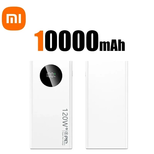 120W 50000mAh korkea kapasiteetti virta pankki pika lataus virtapankki