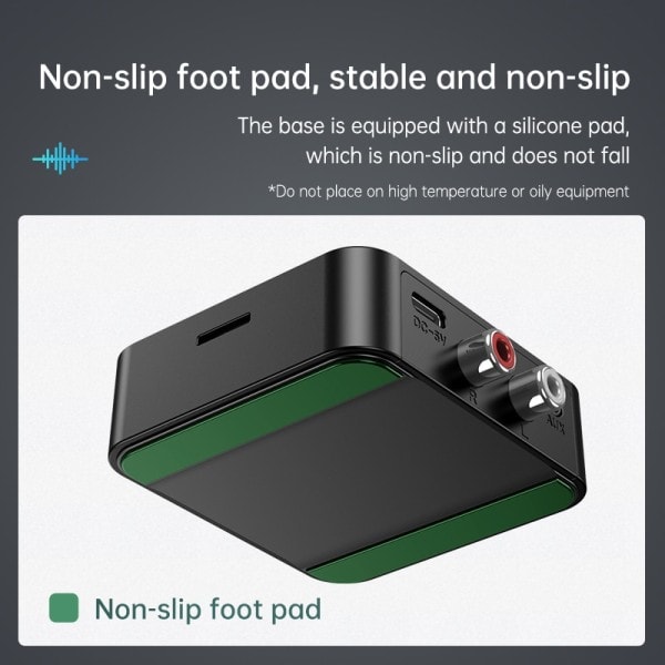 Bluetooth 5.0 lähetin vastaanotin EDR langaton sovitin USB sovitin 3,5 mm AUX RCA