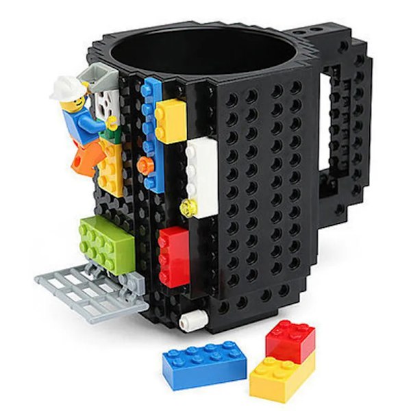 350 ml Creative Mælk Krus Kaffe Kopper Creative Build-on Brick Krus Kopper Drikke Vand Holder