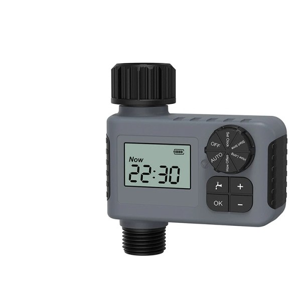Hage Vanning Enkeltuttak Slange Vanning Timer,1, Sort Med LCD Skjerm