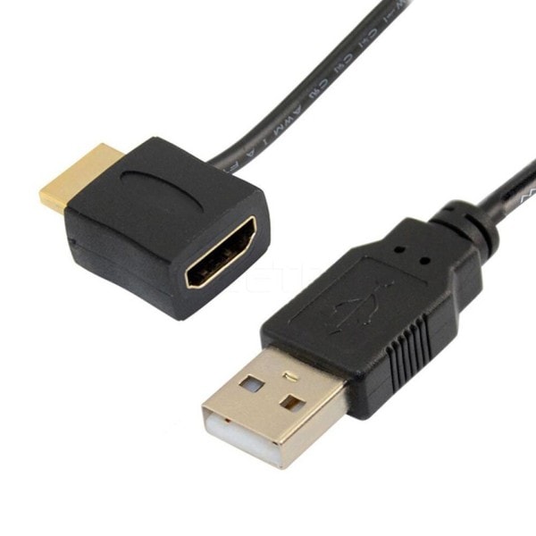 HD Port HDMI-kompatibel Hann Til Hunn HDMI-kompatibel Adapter Konverter Konnektor