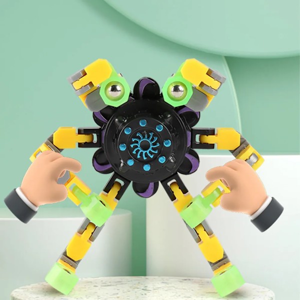 Deformerad Fidget Spinner Kedja Leksaker För Barn Anti stress Hand Spinner Vent Leksaker