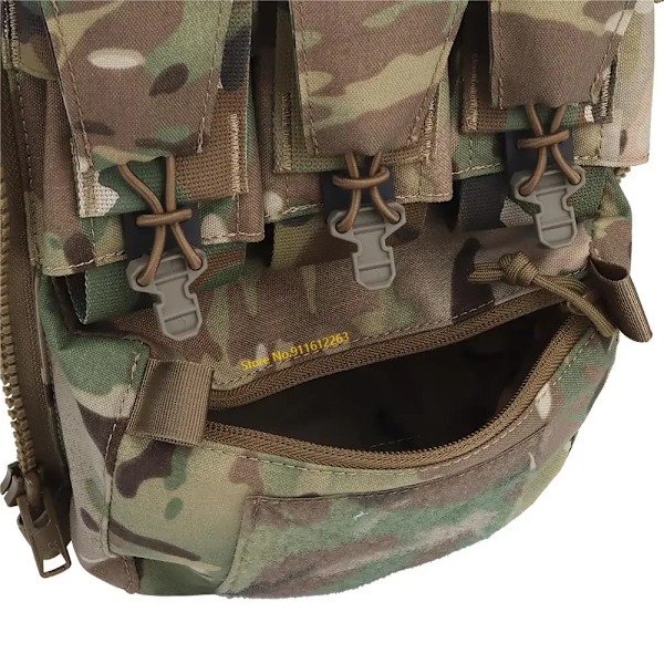 V5 PC Tactical Back Panel Pouch Zip-on Multi-fit GP Pocket