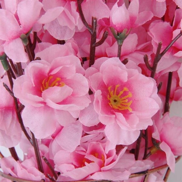 Fersken blomst simulering blomster kunstig blomst bryllup kirsebær blossom falsk blomst