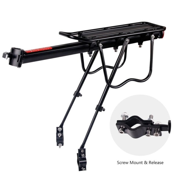 Cykel bagage holder last bag stativ hylde cykeltaske stativ holder