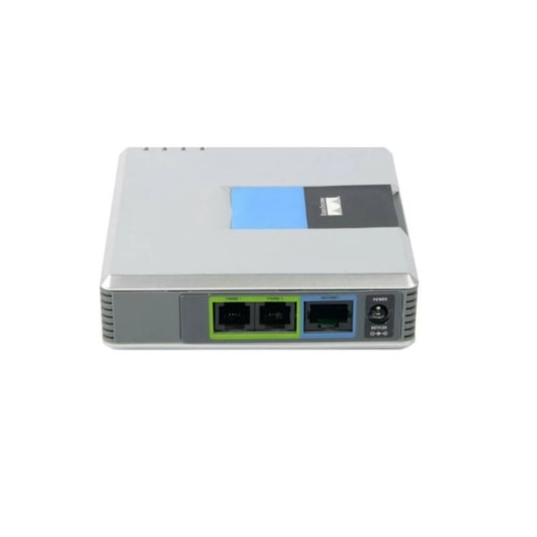 1Set Gateway 2 Porte SIP V2 Protokol Internet Telefon Voice Adapter med Netværk kabel
