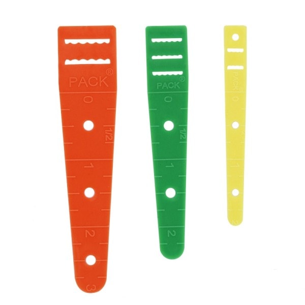 3 storlekar Multicolor Plast Elastic Glides Guides Threaders Wear Elastic Band Verktyg