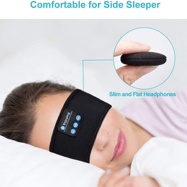 Bluetooth Kuulokkeet Urheilu Sleeping Hankipanta Elastinen Langaton Kuulokkeet Musiikki Silmä maski
