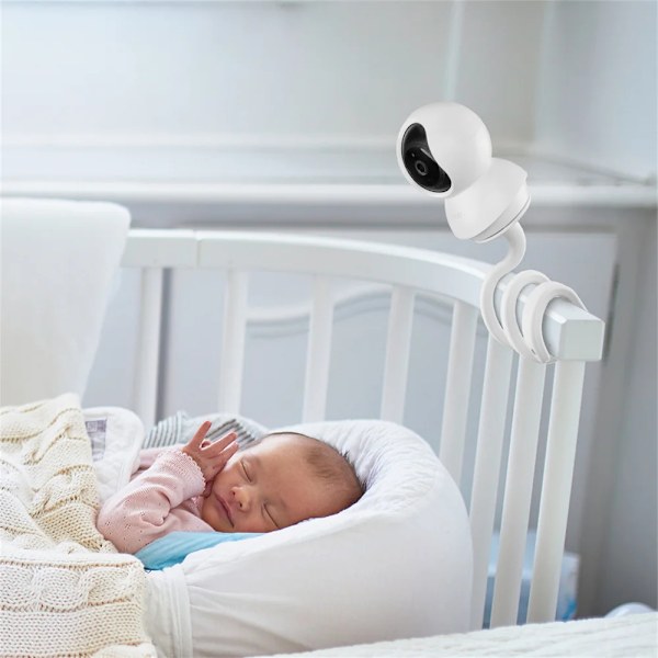 Baby monitor säng fäste multifunktion kamera hållare 1/4 skruv flexibel klämma slang kamera fäste kam justerbar lång arm