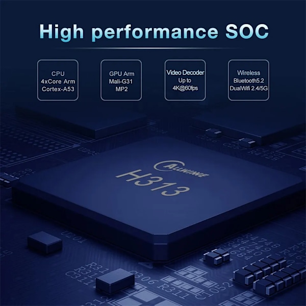 Smart ATV Box Android 10 Allwinner H313 2GB 16GB Dual 2G 5G Wifi BT5.2 4K Media Player Android Set Top Box
