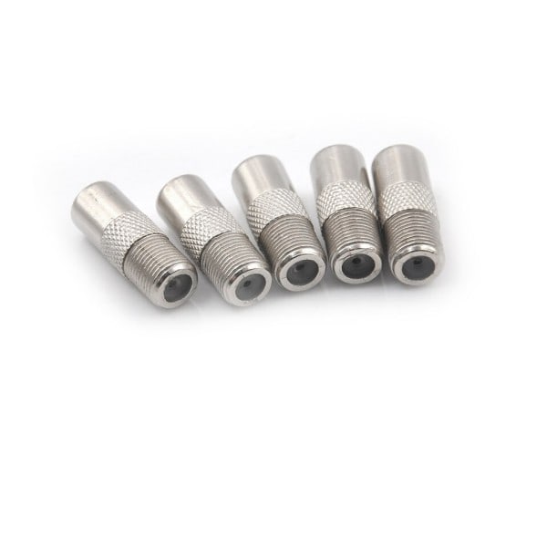 10st Quick Plug RF Coax F Kvinna Koaxial Connector F Connector