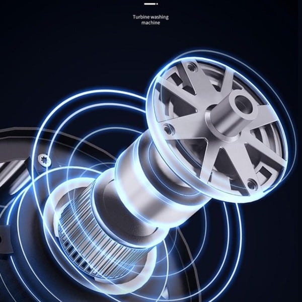 Bærbar Turbo Vaske Maskin Høj Power Mini Ultrasonic Washer