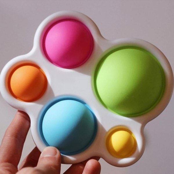 Baby leker montessori trening brett rangle puslespill fargerik intelligens fidget leker