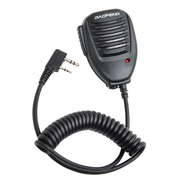 Professionel Skulder Højttaler Mic Mikrofon til Walkie Talkie