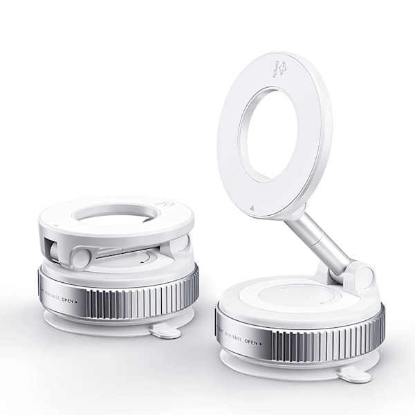 Stark magnetisk bil telefon hållare vikbar design 360° justerbar dammsugare