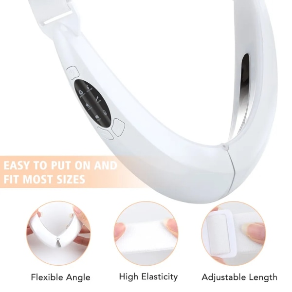 Face Lifter V-Line Up Face Lifting Belt Face Slimming Vibration Massager LED Display