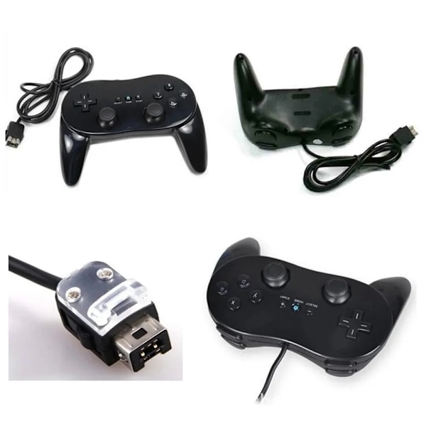 Anden Generation Classic Wired Game Controller til Wii  Game Gamepad Joypad Joystick