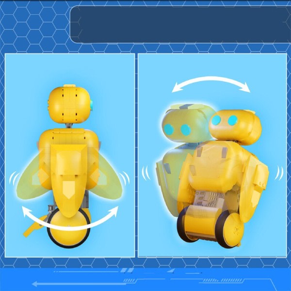 RC Intelligent Robot Elektrisk Byggnadsblock Klossar Bil Teknisk APP Programmering Fjärrkontroll Barn leksaker