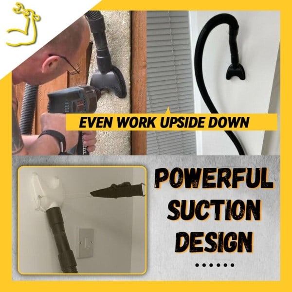 Hands-Free Pölynkerääjä 8lbs Kaikille poranterät Pölyn imu kerääjä