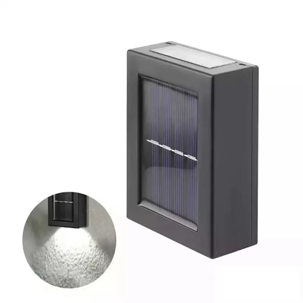 4 kpl Aurinko Ylös ja Alas Spot Valot Ulkona, Katu Seinä Valo Aurinko Powered Auringonvalo vedenpitävä aurinko lamppu