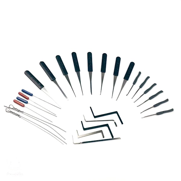 Lukkosepän Extractor Tools Kit Broken Key Remove Tool Set with Tension Wrench Tools  for Family,Home Life Helper