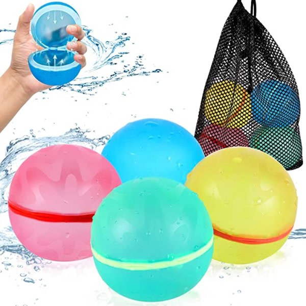 Återanvändbar vatten bomb stänk bollar vatten ballonger absorberande boll pool strand lek leksak pool fest favoriter
