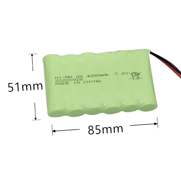7,2v 4200mAh Nimh AA Batteri Til Rc legetøj biler tanke robotter pistol