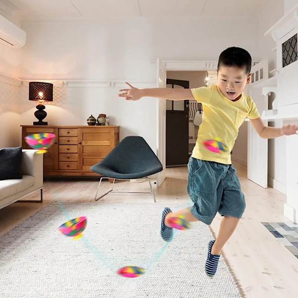 Hip Hop Hopp Halv Sida studsande Ball Anti Stress Fidget Leksaker