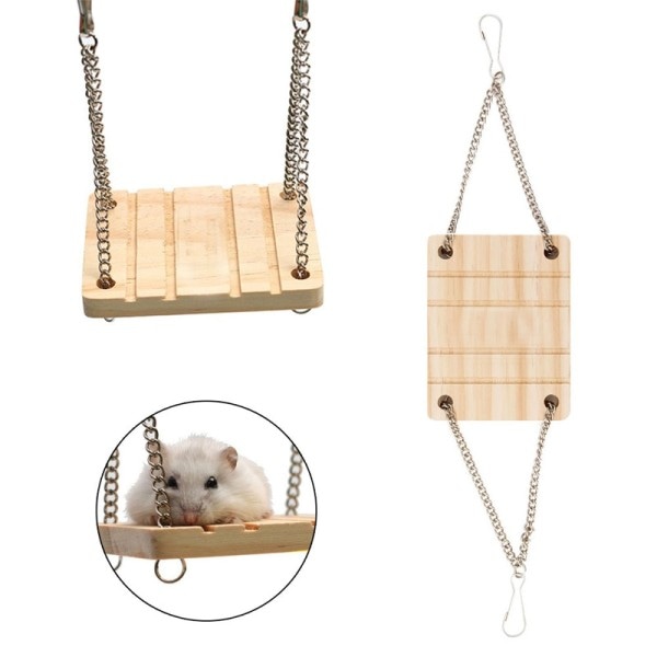 Små dyr produkter hamster chinchilla legetøj træ gynge sele hænge seng papegøje hvile måtte kæledyr hænge kæledyr legetøj