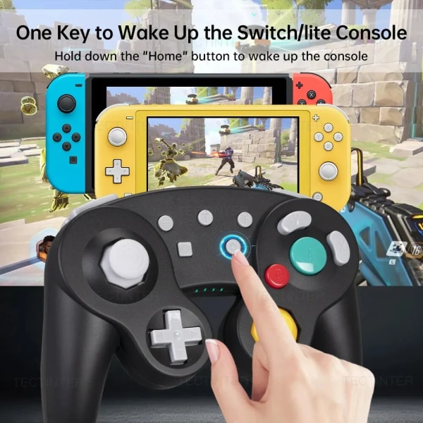 Bluetooth Gamepad Wireless GC Controller For Switch Gamecube Kompatibel Med Nintendo Switch/Lite Controller For PC Joystick