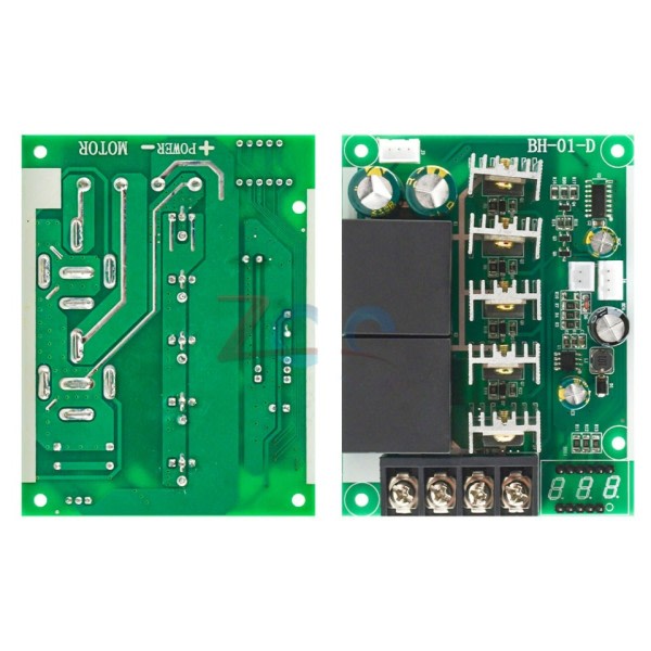 Motor Hastighet Kontroller DC 10 -55V Digital LED Display Justerbar Drive Modul